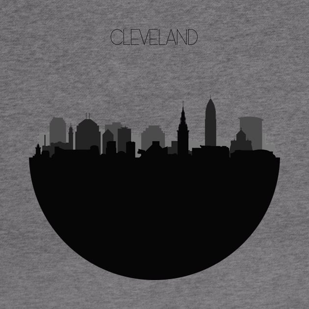 Cleveland Skyline V2 by inspirowl